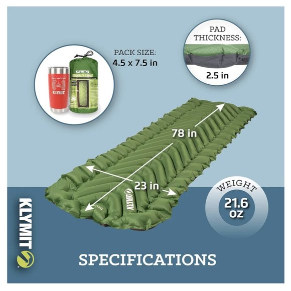 Klymit V Long sleeping pad - Picture 2 of 3